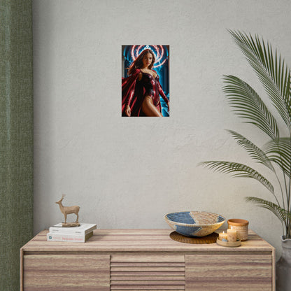 Scarlet Witch Artwork – Dramatic Heroine Poster for Stylish Home Decor