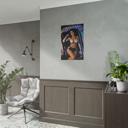 Zatanna Character Poster Comic Style Wall Decor Bedroom Collector Gift