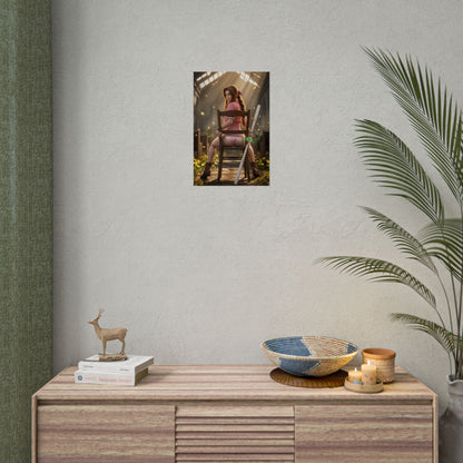 Aerith Poster Final Fantasy Wall Art Print Fantasy Gaming Decor
