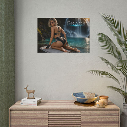 Grace Ashcroft Character Poster Gaming Setup Wall Decor Collector Print
