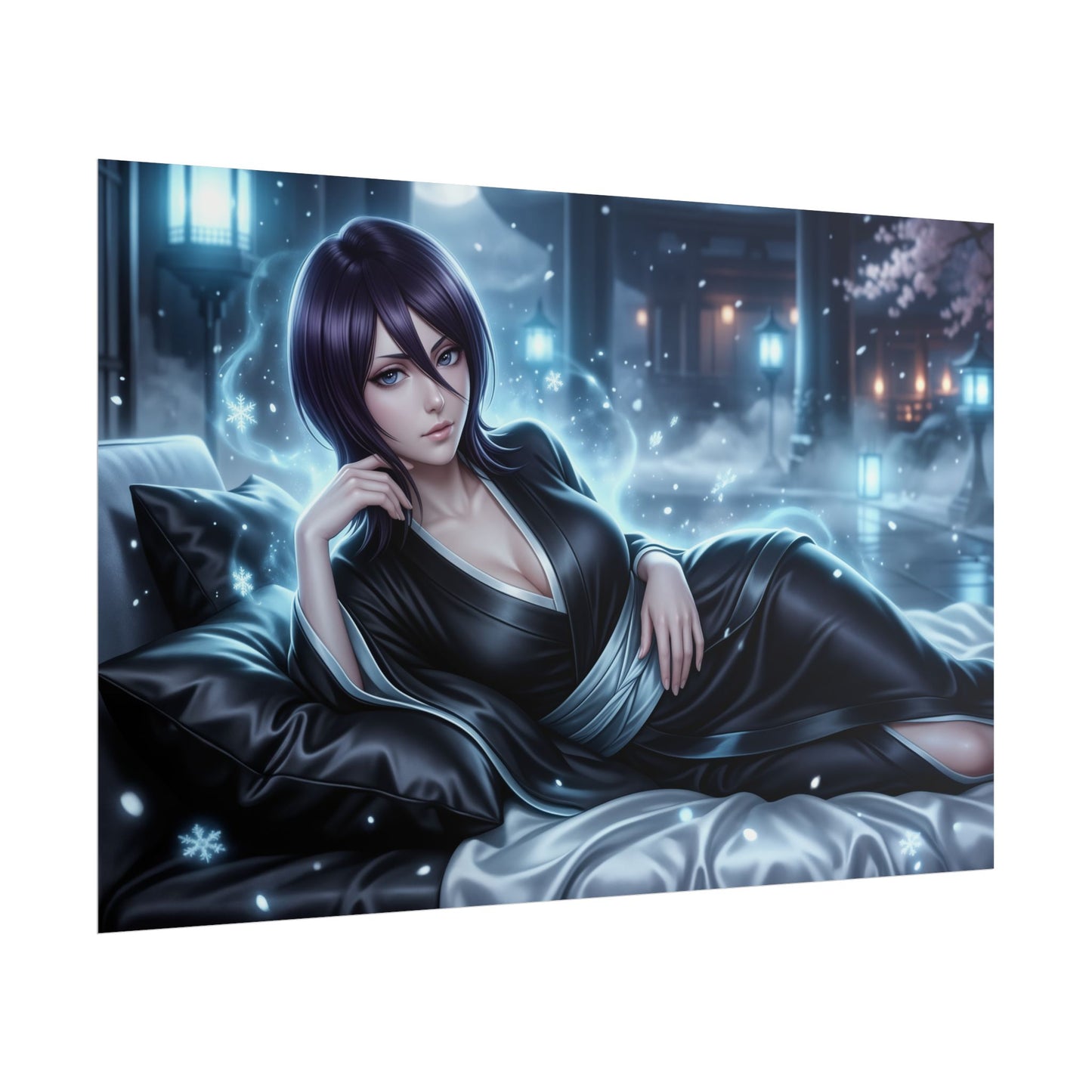 Rukia Kuchiki Poster, Bleach Wall Art, Anime Print, Room Decor