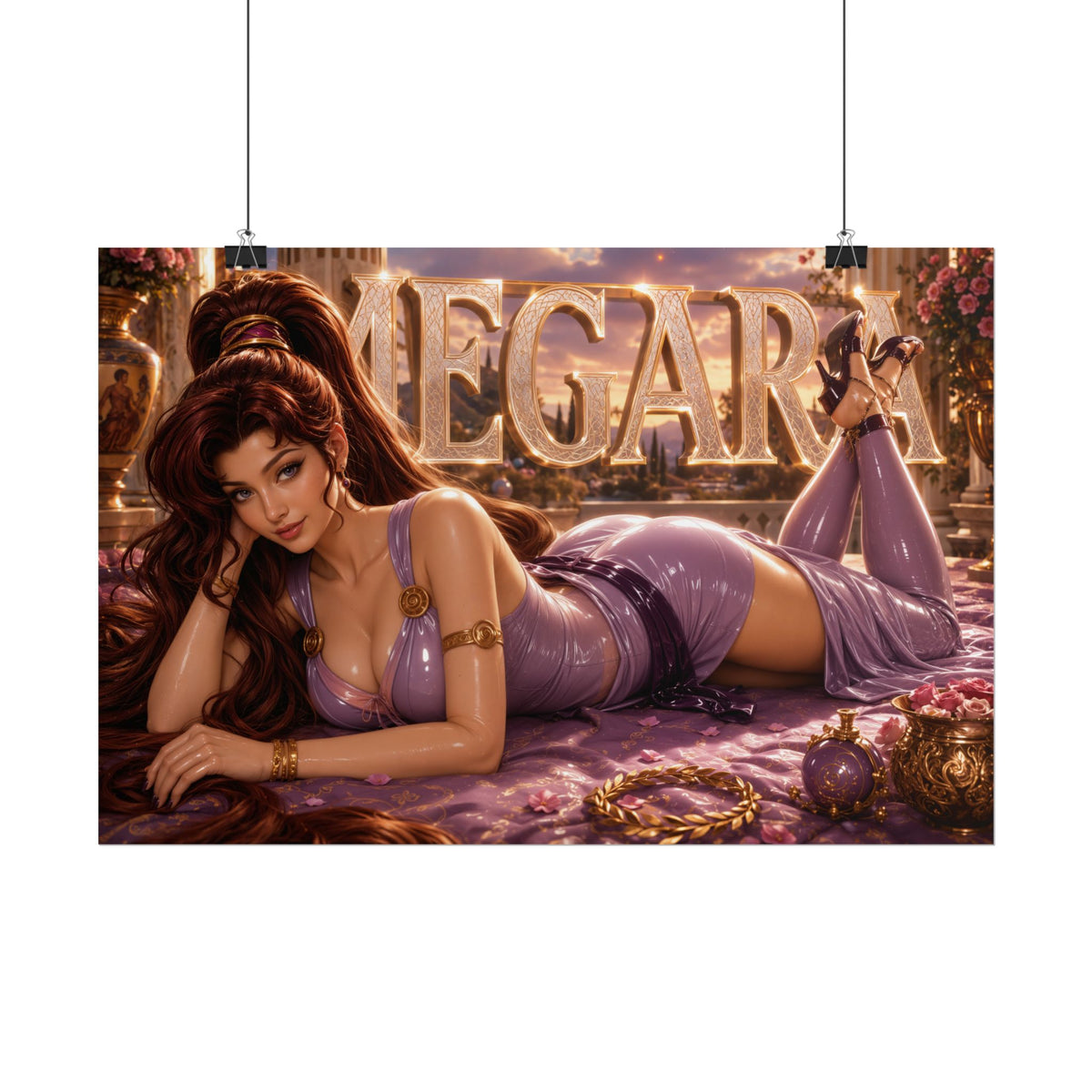 Megara Hercules Poster Fantasy Wall Art Room Decor Collectible Print