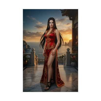 Boa Hancock Poster One Piece Wall Art Print Anime Room Decor