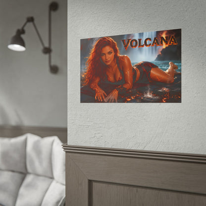 Volcana Wall Art Poster Comic Room Decor Collectible Character Print