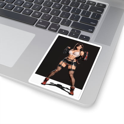 Наклейка Tifa Lockhart – вінілова наклейка з фентезійною дівчиною для ноутбуків, журналів та декору