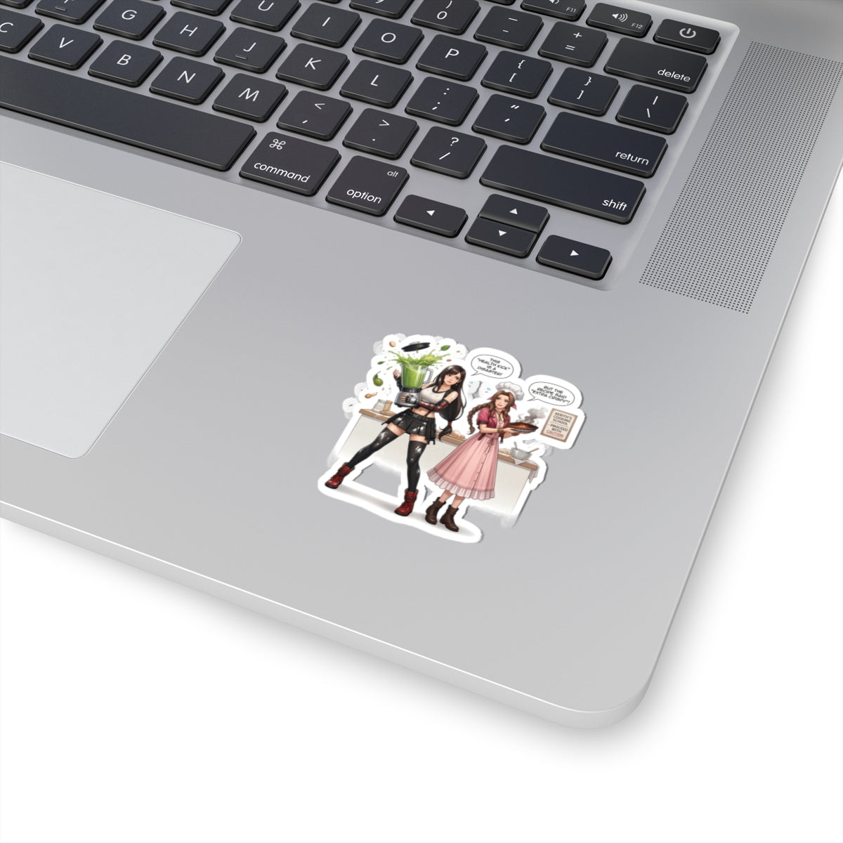 Tifa und Aerith Aufkleber – Fantasy-Duo-Vinylaufkleber für Laptops, Notizbücher &amp; Deko