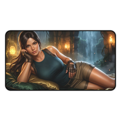 Tomb Raider Mouse Pad, Lara Croft Desk Mat, XXL Pad
