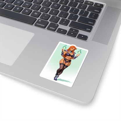 Наклейка Starfire – вінілова наклейка Teen Titan Heroin для ноутбуків та декору інтер'єру