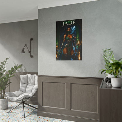 Jade Mortal Kombat Poster MK Gaming Wall Art Print Decor
