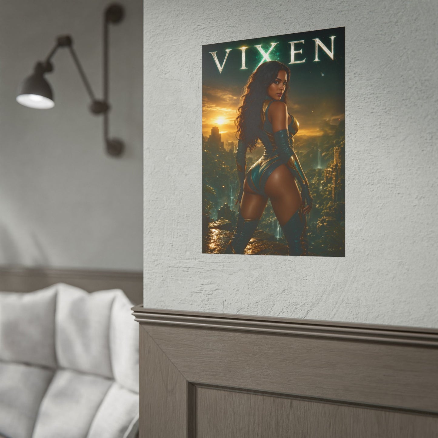 Vixen Poster, DC Comics Wall Art, Superhero Print, Fantasy Decor