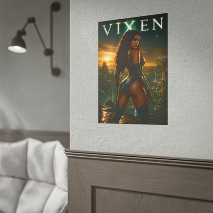 Vixen Poster, DC Comics Wall Art, Superhero Print, Fantasy Decor