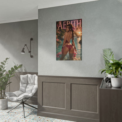 Fantasy Wall Art Aerith Gainsborough Poster Room Decor Collector Gift Art Print