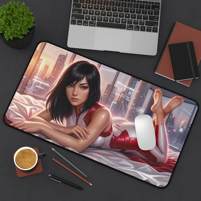 Mirror's Edge Mouse Pad, Faith Connors Desk Mat, XXL Pad