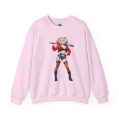 Толстовка з Харлі Квінн, одяг з високим вирізом "Готем", вуличний одяг у стилі коміксів для фанатів