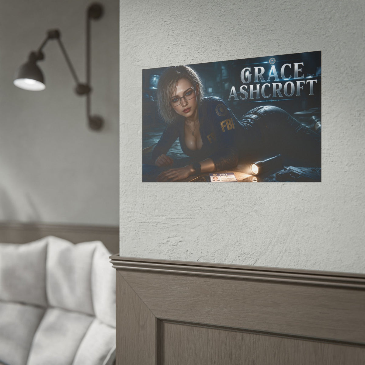 Grace Ashcroft Gaming Poster Wall Art Gamer Room Decor Collectible Print