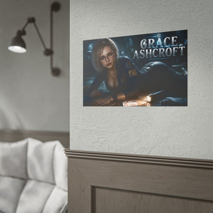 Grace Ashcroft Gaming Poster Wall Art Gamer Room Decor Collectible Print