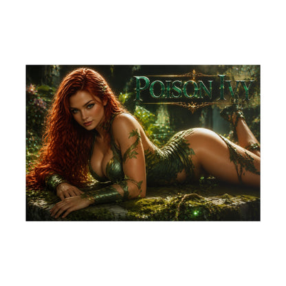 Poison Ivy Character Poster Comic Style Wall Decor Bedroom Collector Gift
