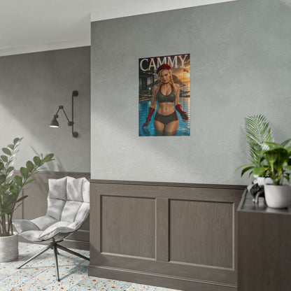 Cammy White Street Fighter Poster Wall Art Character Room Decor Collectible Prin