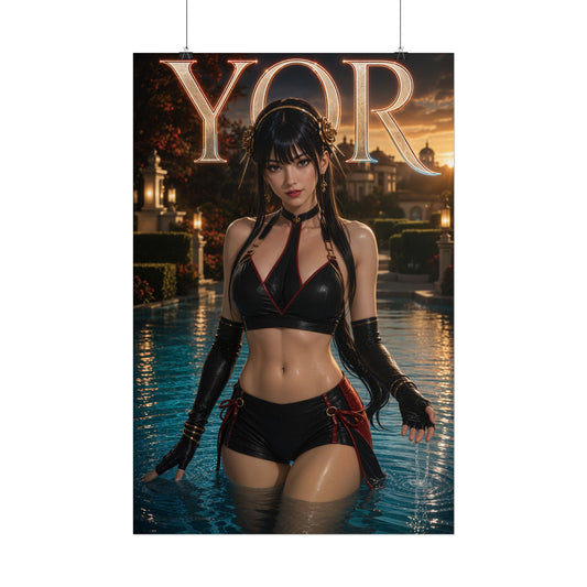 Yor Forger Spy x Family Poster Anime Wall Art Manga Style Bedroom Room Decor