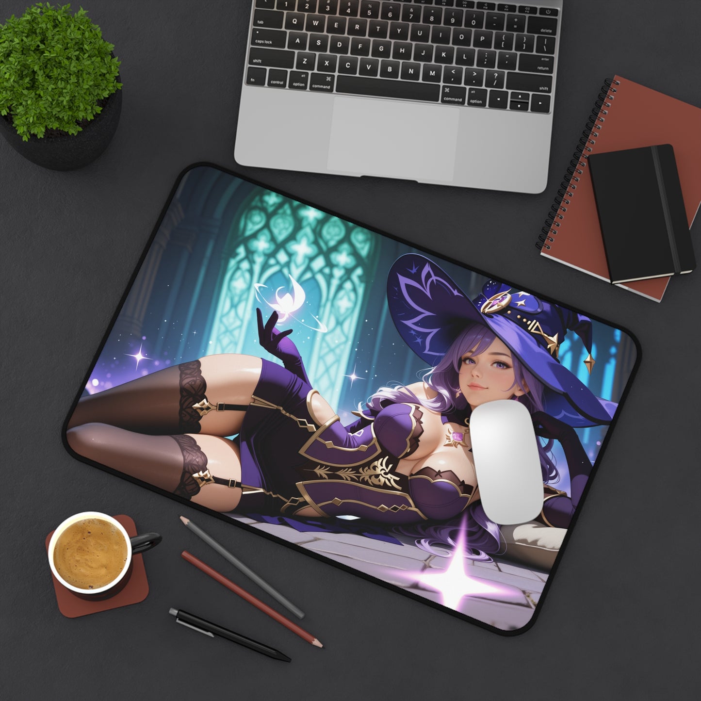 Килимок для столу Lisa Minci, килимок для миші Genshin Impact Heroine, налаштування ігрового столу для аніме