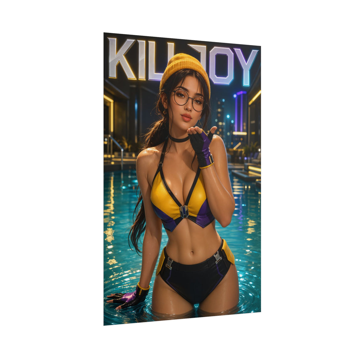 Killjoy Character Poster Valorant Gamer Gift Gaming Setup Wall Decor Print
