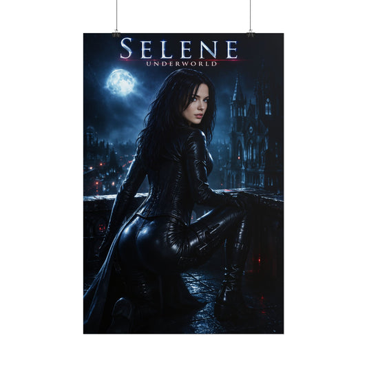 Underworld Selene Vampire Video Game Wall Decor Gothic Poster for Gamers
