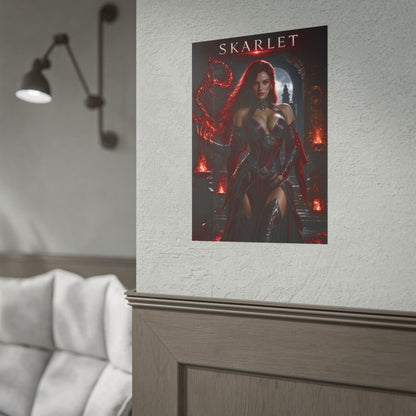 Mortal Kombat Skarlet Poster MK Wall Art Print Decor