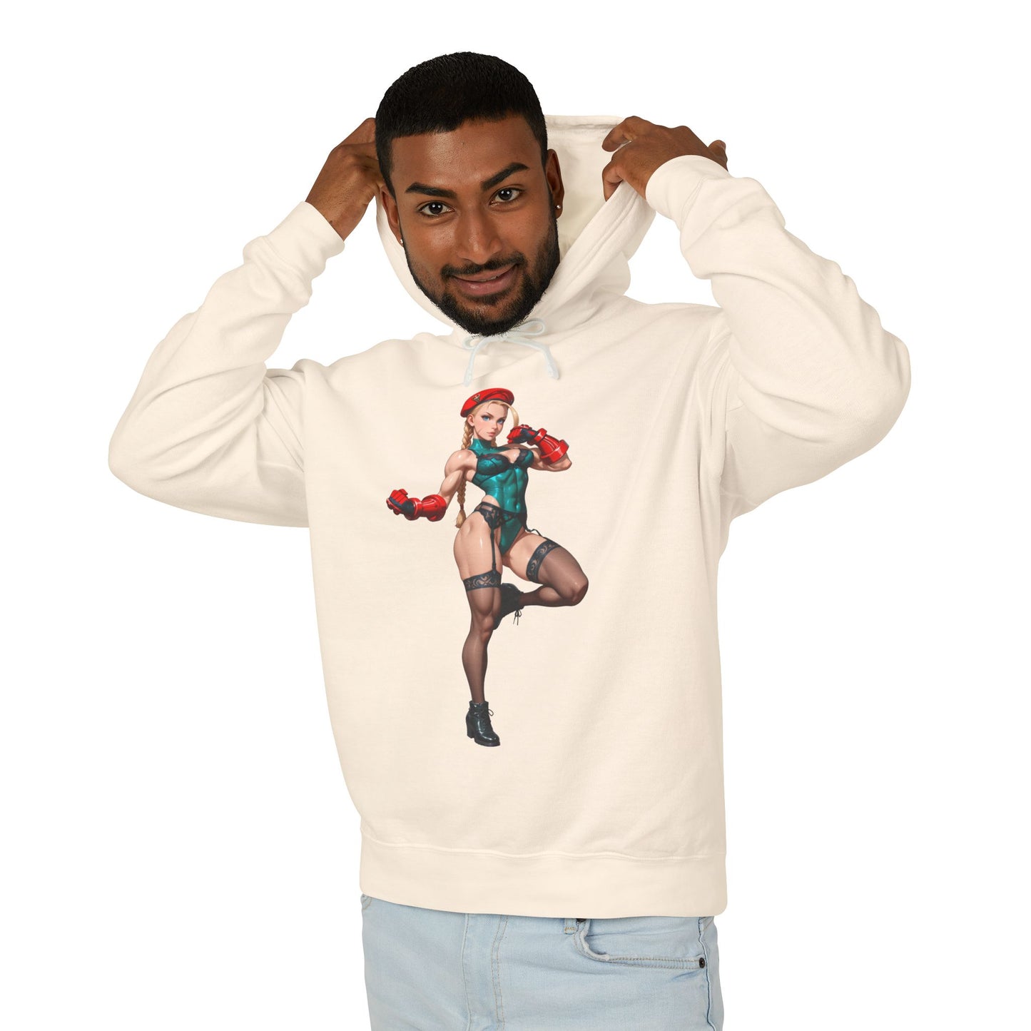 Cammy White Hoodie | Street Fighter Gamer Hoodie | Anime Waifu Grafik-Pullover