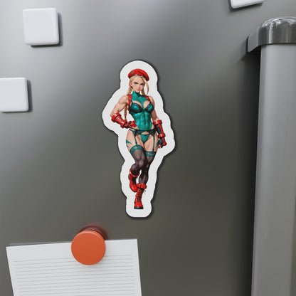 Cammy-Magnet – Street Fighter Anime-Magnet, Kühlschrankdeko mit heißer Gamerin