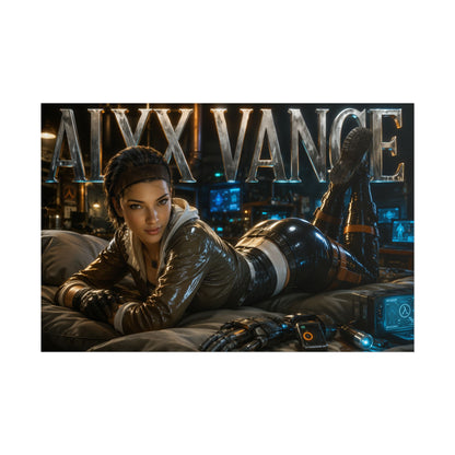 Alyx Vance Half Life Poster Gaming Wall Art Gamer Room Decor Collectible Print