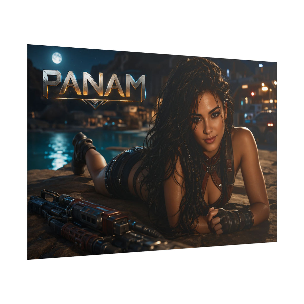 Panam Palmer Character Poster Cyberpunk Gaming Setup Wall Decor Collector Print