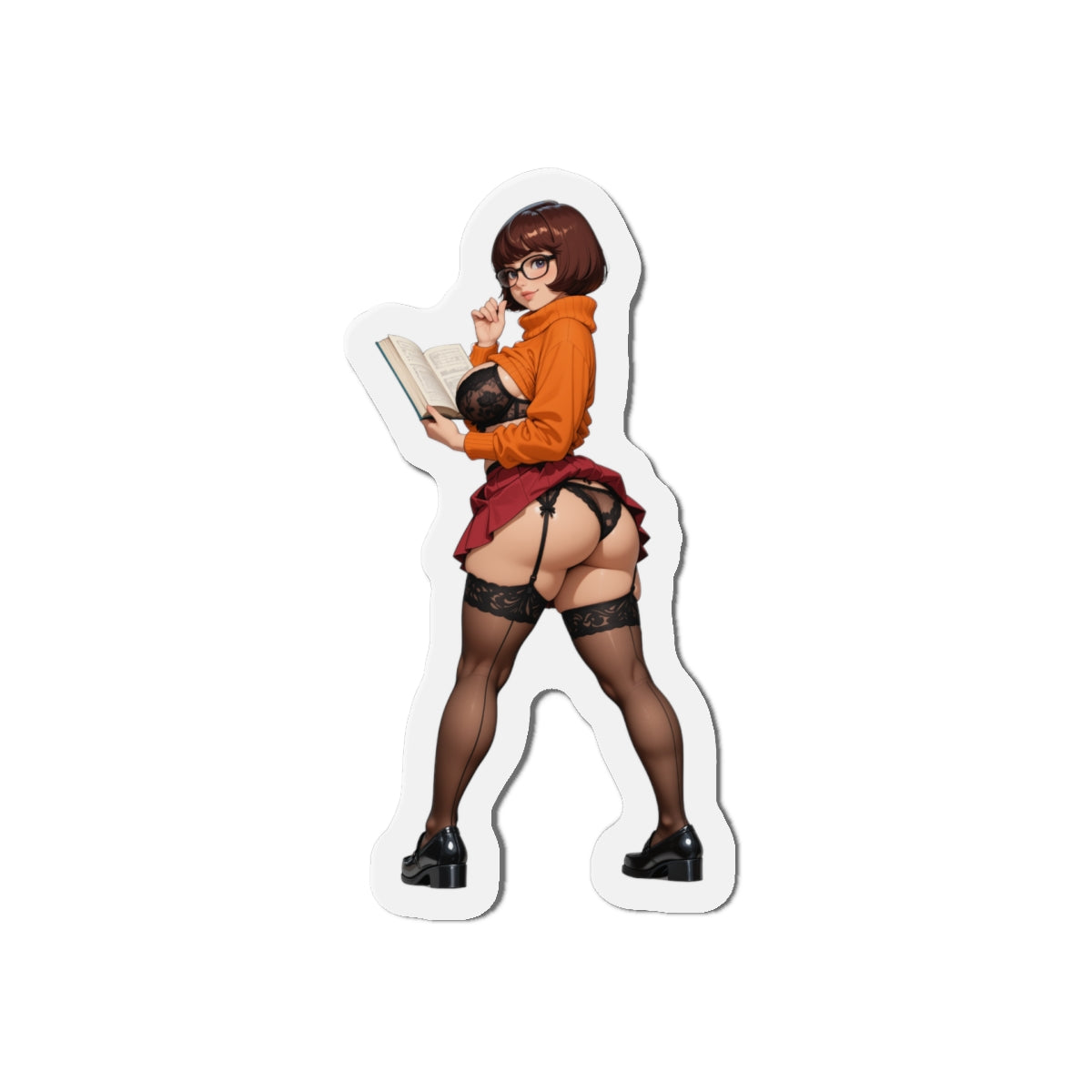 Velma Scooby-Doo Magnet – Magnet für nerdiges Anime-Mädchen, süße Kühlschrankdekoration