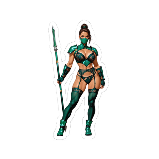 Jade Sticker – Ninja Warrior Vinyl Sticker for Laptops & Indoor Use
