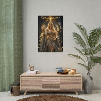 Queen Marika Poster, Elden Ring Wall Art, Gaming Poster, Fantasy Decor