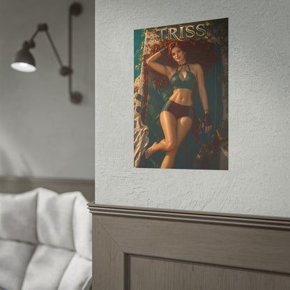 Triss Merigold The Witcher Wall Art Poster Fantasy Bedroom Decor Character Print