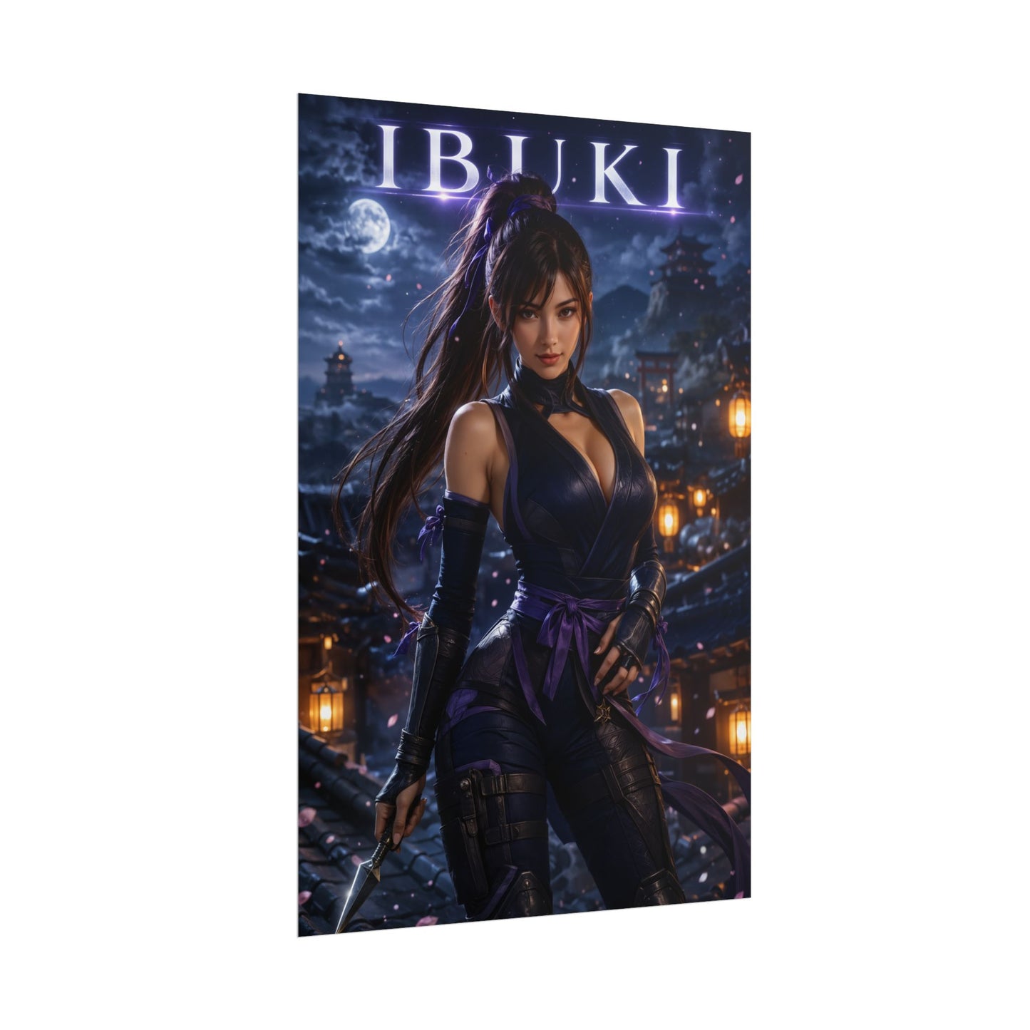 Ibuki Street Fighter Poster Capcom Gaming Wall Art Print Decor
