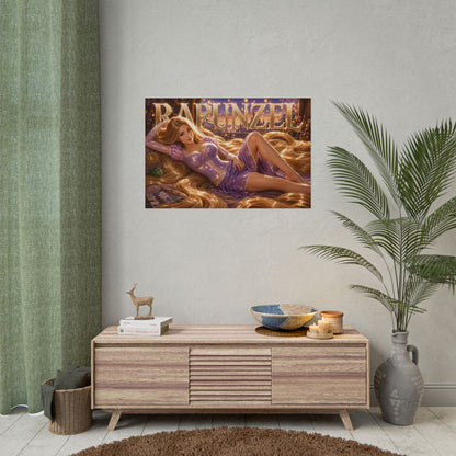 Rapunzel Tangled Poster Fantasy Wall Art Room Decor Collectible Print