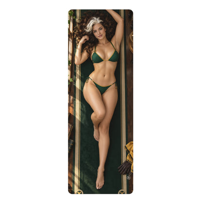 Rogue Yoga Workout Mat 24x72 Soft Suede Non Slip Exercise