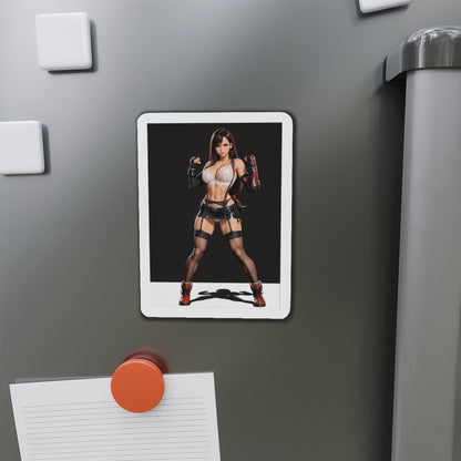 Tifa Lockhart FF7 Magnet – Sexy Anime-Kriegerin Magnet, Deko für heiße Gamerinnen