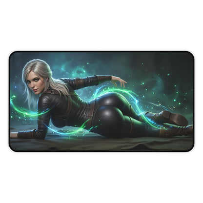The Witcher Mouse Pad, Ciri Desk Mat, Gamer Room Decor