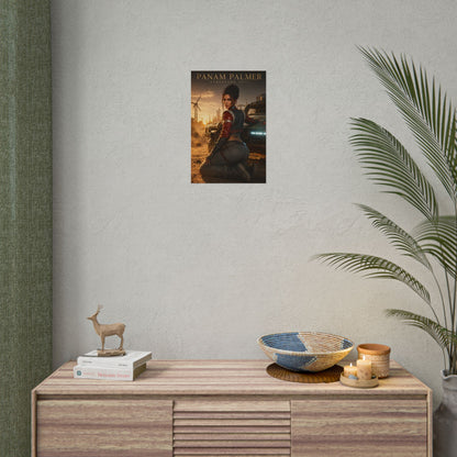 Panam Palmer Poster, Cyberpunk 2077 Wall Art, Gaming Print, Gamer Decor