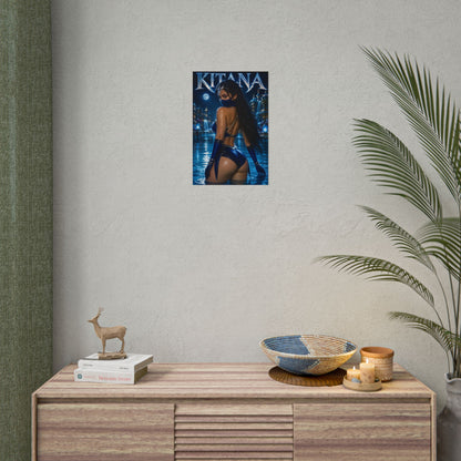 Kitana Mortal Kombat Poster PC Gaming Wall Decor Bedroom Art Collector Gift
