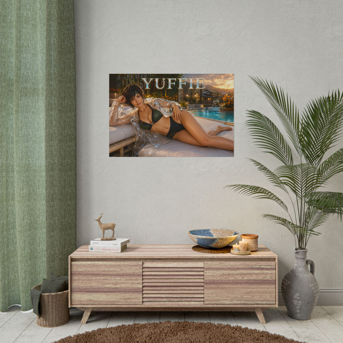 Yuffie Kisaragi Gaming Poster Wall Art Gamer Room Decor Collectible Print