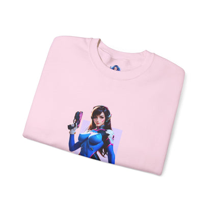 D.Va Sweatshirt, Overwatch Rundhalsausschnitt, Gemütliche Gamer-Streetwear für Fans und Sammler