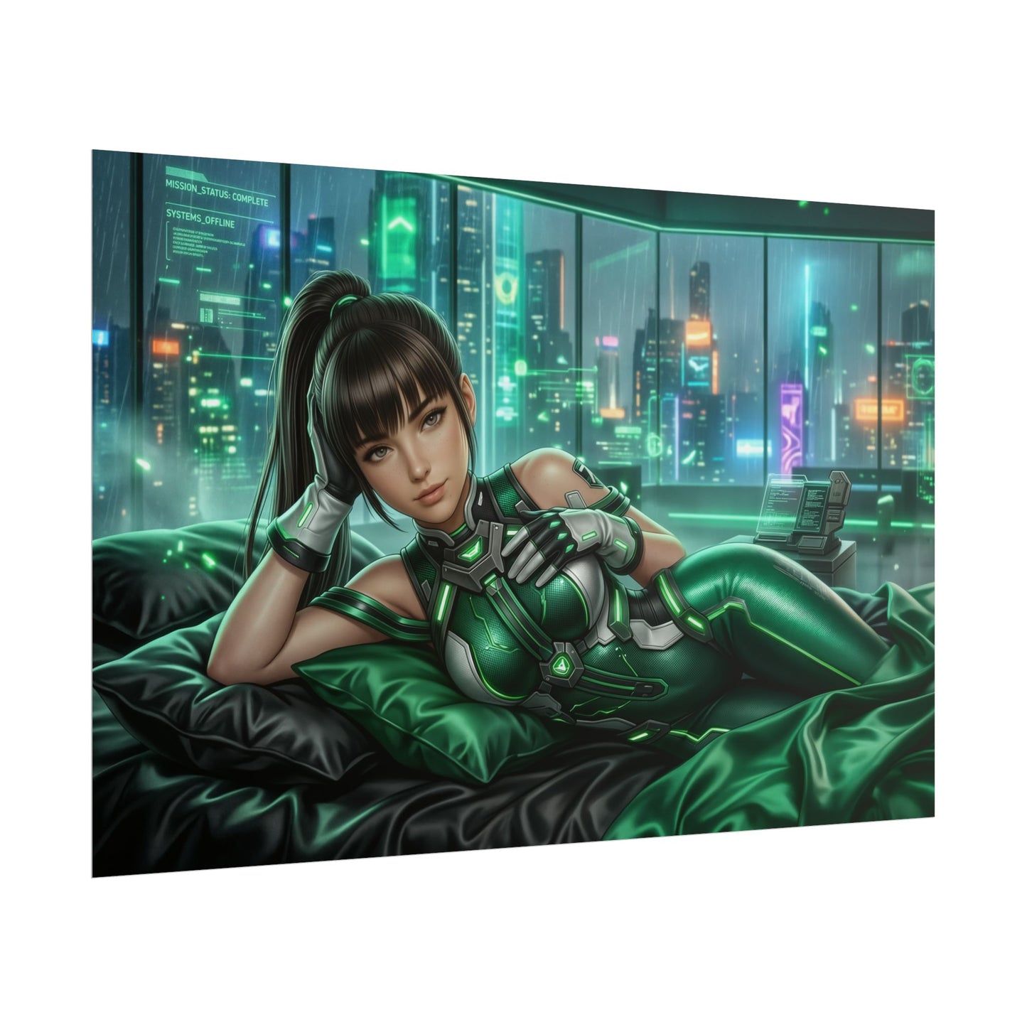 Eve Stellar Blade Poster, Sci Fi Anime Print, Gamer Room Decor