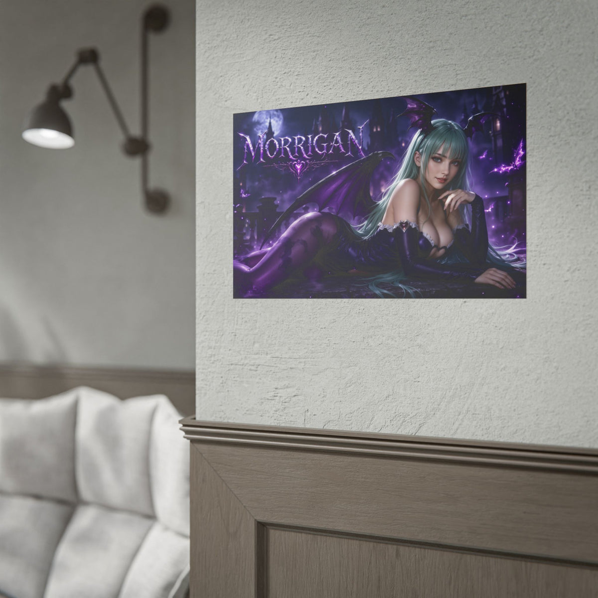 Morrigan Aensland Darkstalkers Poster Wall Art Character Room Decor Collectible