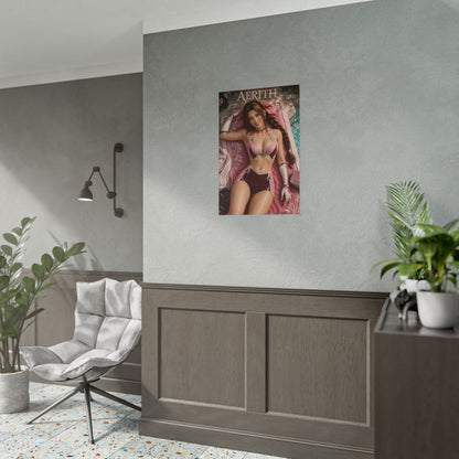 Fantasy Room Decor Aerith Gainsborough Character Poster Collector Wall Art
