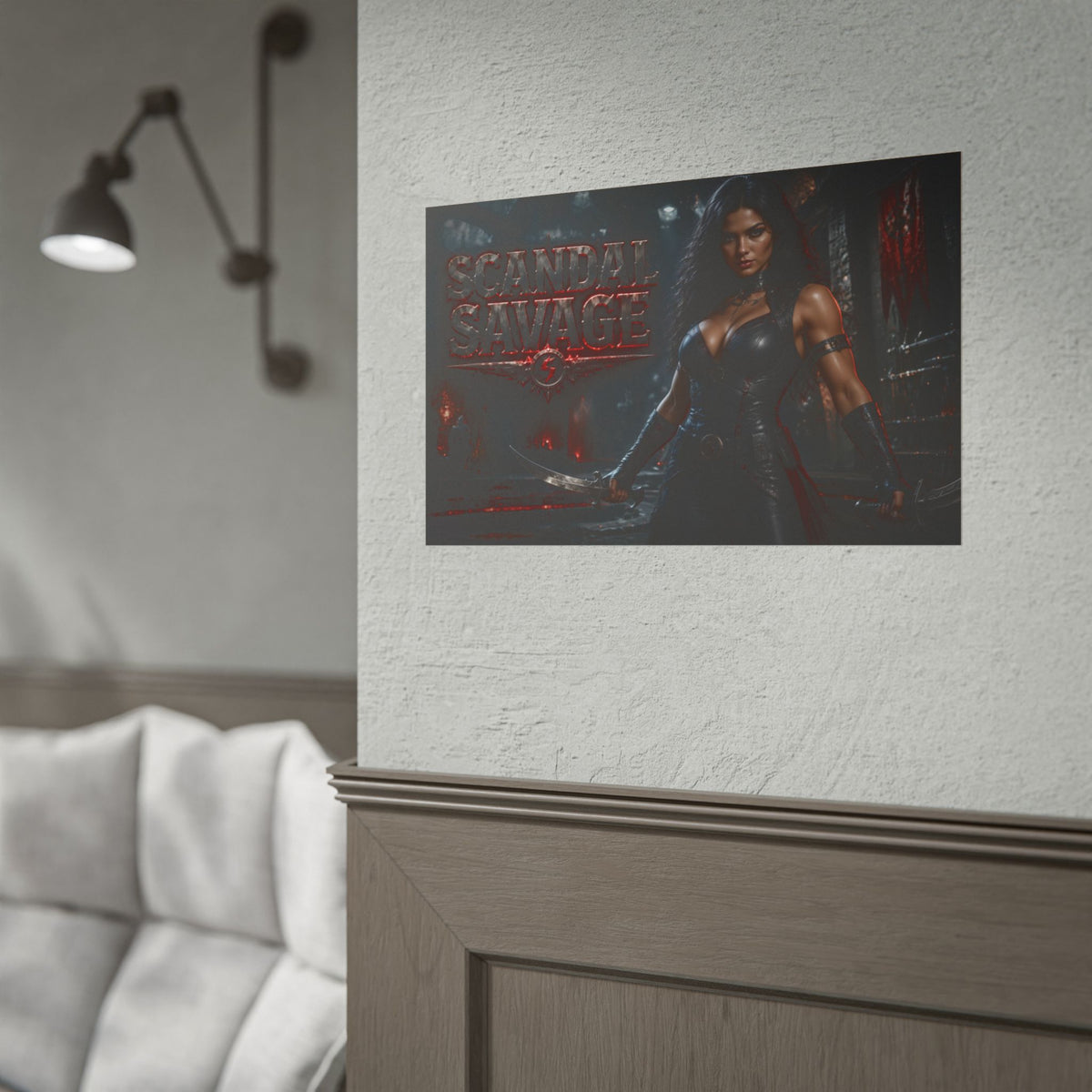 Scandal Savage Character Poster Comic Style Wall Decor Bedroom Collector Gift