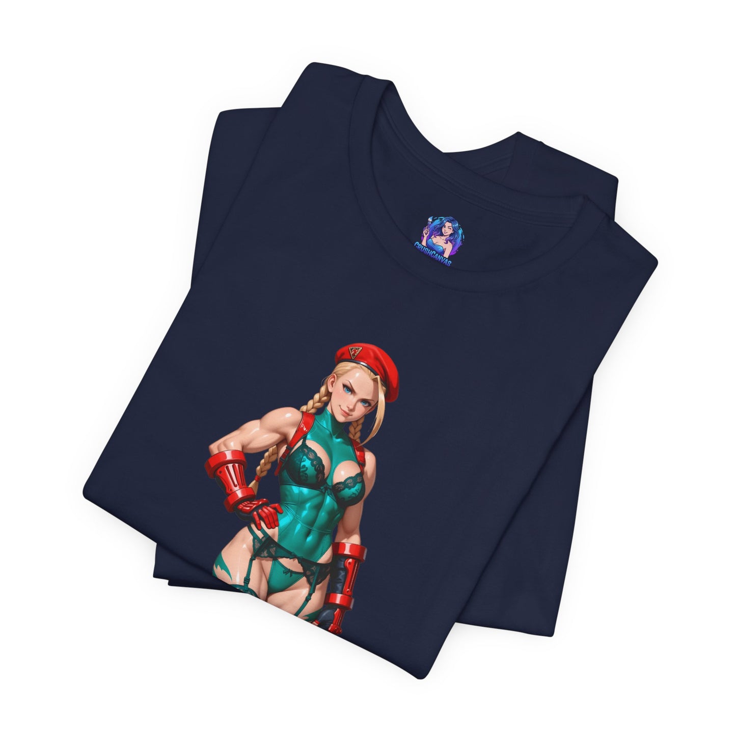 Cammy White T-Shirt | Street Fighter Grafik-T-Shirt für Gamer &amp; Anime-Fans | Waifu-Shirt