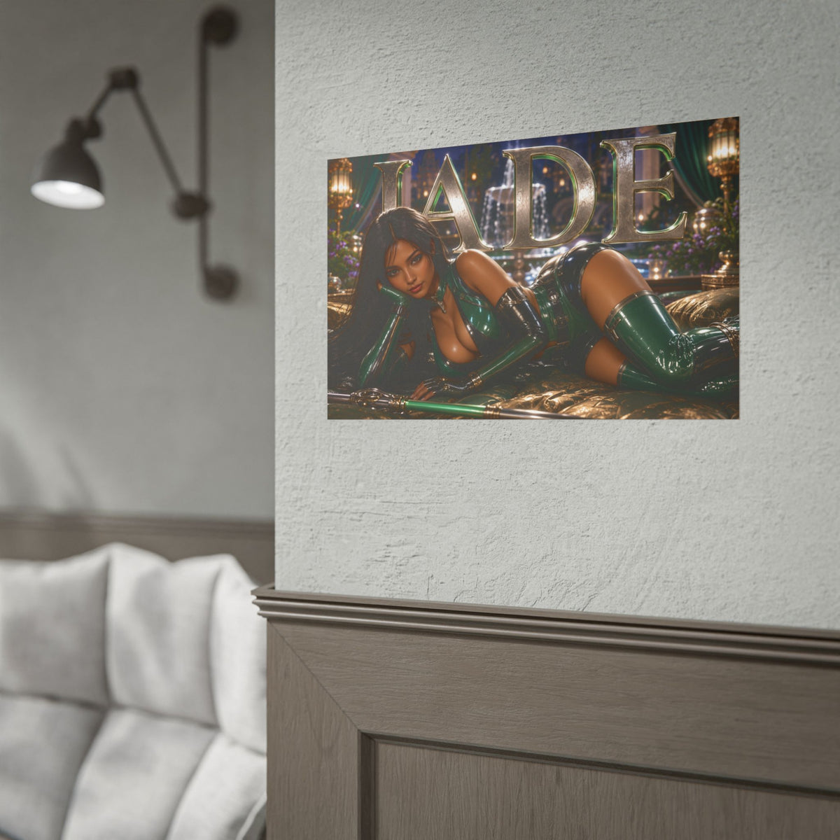 Game Room Decor Jade Mortal Kombat Poster Gaming Wall Art Character Print